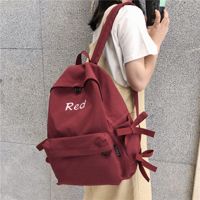 Ancient Sense Girl Bag Female Ins Wind Harajuku Ulzzang College Students Campus Backpack Wild Backpack