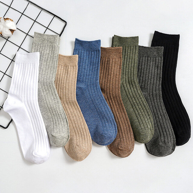 

Ankle Socks Men's Socks Wild Solid Color Draw Men's Tube Socks Cotton Business Sports Socks, Dark gray;black;denim blue;coffee.;light gray;white;army green;khaki