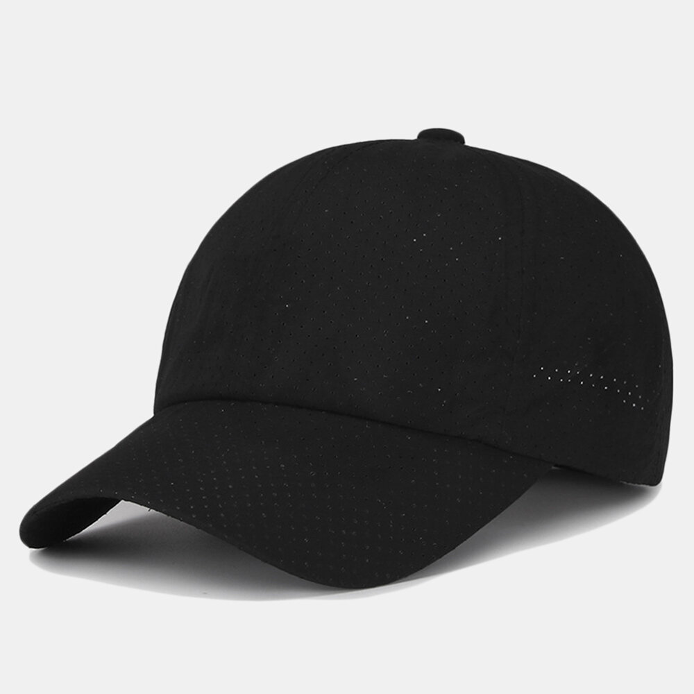 

Breathable Baseball Cap Outdoor Shade Quick-drying Cap Casual Hat, Black;white;dark gray;beige;rose;light grey;khaki