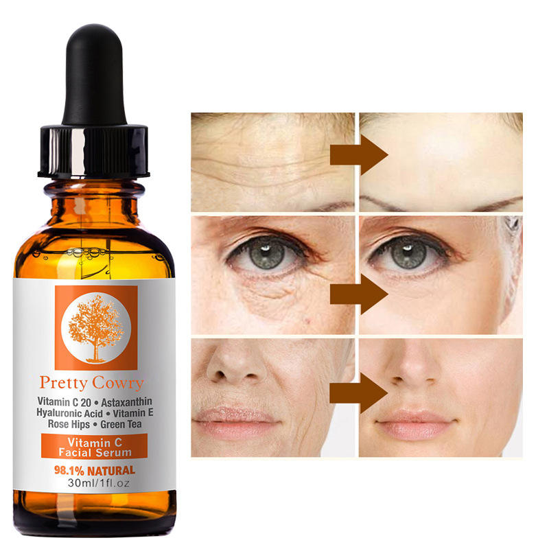 Vitamin C Anti Wrinkle Essence Liquid Hyaluronic Acid Moisturizing Anti Aging Serum Skin Care