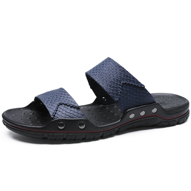 Men Opened Toe Comfort Soft Sole Slip On Casual Beach Water Slippers