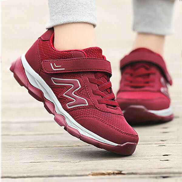 Comfortable Breathable Causal Elastic Band Hook Loop Athletic Women&#039;s Shoes 