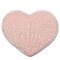 50x60cm Heart Shape Door Mat Bathroom Bedroom Floor Carpet - Pink