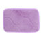30x20cm Small Shape Non Slip Absorbent Coral Velvet Memory Foam Mat - Light Purple