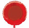 Balões de folha de hélio de 18 polegadas em formato redondo para a celebração de festas - Vermelho