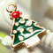 1Pcs Pingente de Ouro de Natal Presente de Modelo Árvore de Natanl Veado Foloco de Neve - #6