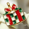 1Pcs Gold Christmas Gifts Charms Tree Deer Snowflake Pendant - #15
