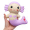 Cutie Squishy Mermaid jouets parfumés gâteau Super 19CM Soft Slow Rising emballage d'origine - Violet
