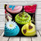 3D Sweet Food Patterns Бросок подушки Чехол Домашний диван Авто Подушка для талии - C