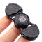 ECUBEE EDC Aluminum Alloy Fidget Hand Spinner Gadget Spinner Finger Reduce Stress Gadget  - Black