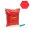 Honana WX-P8 Outdoor Travel imperméable à l'eau gonflable Air Coussin Pad Pillow Beach Bag Storage Organizer - rouge