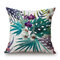 Fodera per cuscino decorativo Fodera per cuscino in cotone, lino, pianta tropicale, fiori, erba - #7