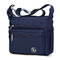 Women Front Pockets Shoulder Bags Light Crossbody Bags High-end Outdoor Sports Bag - Dark Blue