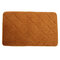 80x50cm Absorbent Anti Slip Memory Foam Carpet Bath Rug Coral Velvet Chronic Rebound Floor Mat - Khaki