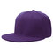 60cm Men Women Plain Fitted Cap Solid Flat Blank Color Baseball Hat  - Purple