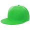 60cm Men Women Plain Fitted Cap Solid Flat Blank Color Baseball Hat  - Fluorescent Green