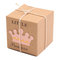 12PCS Crown Rustic Kraft Candy Box Burlap Jute Chic Square Wedding Favor Party Gift Supplies - Pink