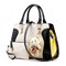 Women Elegant Handbag Cute Bear Shoulder Bag Casual Leisure Crossbody Bag - Black