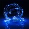 Battery Powered 5M 50LEDs Waterproof Fairy String Light Christmas Remote Control Home Decor - Blue