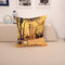 Paisagem Óleo Travesseiro decorativo para pintura Caso Soft Sofá, carro, escritório, capa de almofada traseira - E