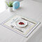 30x32 cm Soft coton linge de table tapis chemin de Table isolation thermique bol Pad nappe couverture de bureau - #4