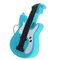 ギタースクイーズ低反発おもちゃスクイーズタグソフトかわいいコレクションギフト装飾おもちゃ - 青