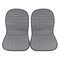 12V Cotton Car Double Seat Heated Cushion Seat Warmer Winter Household Cover Electric Heating Mat - Grey