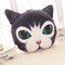 Creative Funny 3D Dog Cat Head Pillow PP Cotton Simulation Animal Cushion Birthay Gift Trick Toys - #7