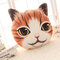 Creative Funny 3D Dog Cat Head Pillow PP Cotton Simulation Animal Cushion Birthay Gift Trick Toys - #11