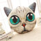 Creative Funny 3D Dog Cat Head Pillow PP Cotton Simulation Animal Cushion Birthay Gift Trick Toys - #9