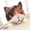 Creative Funny 3D Dog Cat Head Pillow PP Cotton Simulation Animal Cushion Birthay Gift Trick Toys - #14