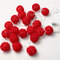 20 LED Rattan Ball String Light Set  Home Garden Fairy Colorful Lamp Wedding Party Decor - Red