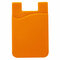 KCASA KC-CC01 Adhesive Cell Phone Wallet Silicone Money Tarjeta de crédito Earphone Holder Stick-on Pouch - Naranja