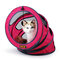 Le tunnel de chat pour animaux de compagnie en spirale de stockage pliable joue des jouets respirants pour animaux de compagnie - Rose