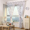 Home Decoration Curtains Window Sheer Drapes Tulle Curtain For Living Room Bedroom - Black