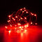 Battery Powered 5M 50LEDs Waterproof Copper Wire Fairy String Light Christmas Remote Control - Red