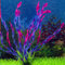1 Pc Fish Tank Large Acuario Acuático Planta Criatura Decoraciones Decoración Acuario Decorativo - Rojo
