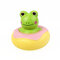 Kawaii Frog Duck Squishy lento aumento con confezione regalo regalo peluche - verde