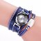 Luxury Fashion Women's  Watch Electronic Quartz Leather Bracelet Watch - Royal