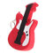 Brinquedo de guitarra mole de ascensão lenta etiqueta mole Soft Brinquedo de decoração de presente de coleção fofa - Vermelho