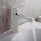 Household Multi-color Bath Kitchen Basin Faucet Cold and Hot Water Taps Green Orange White - White