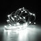 Battery Powered 5M 50LEDs Waterproof Copper Wire Fairy String Light Christmas Remote Control - White
