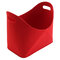 Car Storage Bag Folding Storage Basket  Fire Wood Holder Storage Fireside Bin - Red