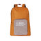 Honana HN-TB5 Folding Travel Storage Backpack Suitcase Organizer Polyester Bag  - Orange