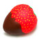 Lovely Strawberry Squishy Soft Slow Rising With Packaging Collection Gift Decor  - Chocolate