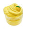 DIY الفاكهة الوحل منفوش القطن الطين متعدد الألوان كأس كعكة الطين 100 مللي - الأصفر