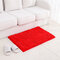 31x19'' Machine Washable Fluffy Area Rugs for Bedroom Chenille Soft Mat Bathroom Anti Slip Absorbent Carpet Door Mat Shaggy Floor Rug - Red