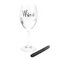KCASA KC-CB13 Reusable Washable Non-toxic Wine Glass Maker Pen Wine Charm Accessories Bar Tools - Black