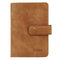12 Card Slots Genuine Leather Minimalist Elegant Small Wallet Card Holder Purse For Women - Brown