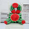 Plush 3D Fruit Printing U Shape Neck Pillow Waist Back Cushion Sofa Bed Office Car Chair Decor - Watermelon